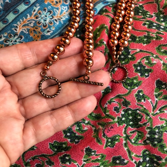 **SOLD** Copper necklace & matching bracelet. Never worn! - Picture 4 of 5